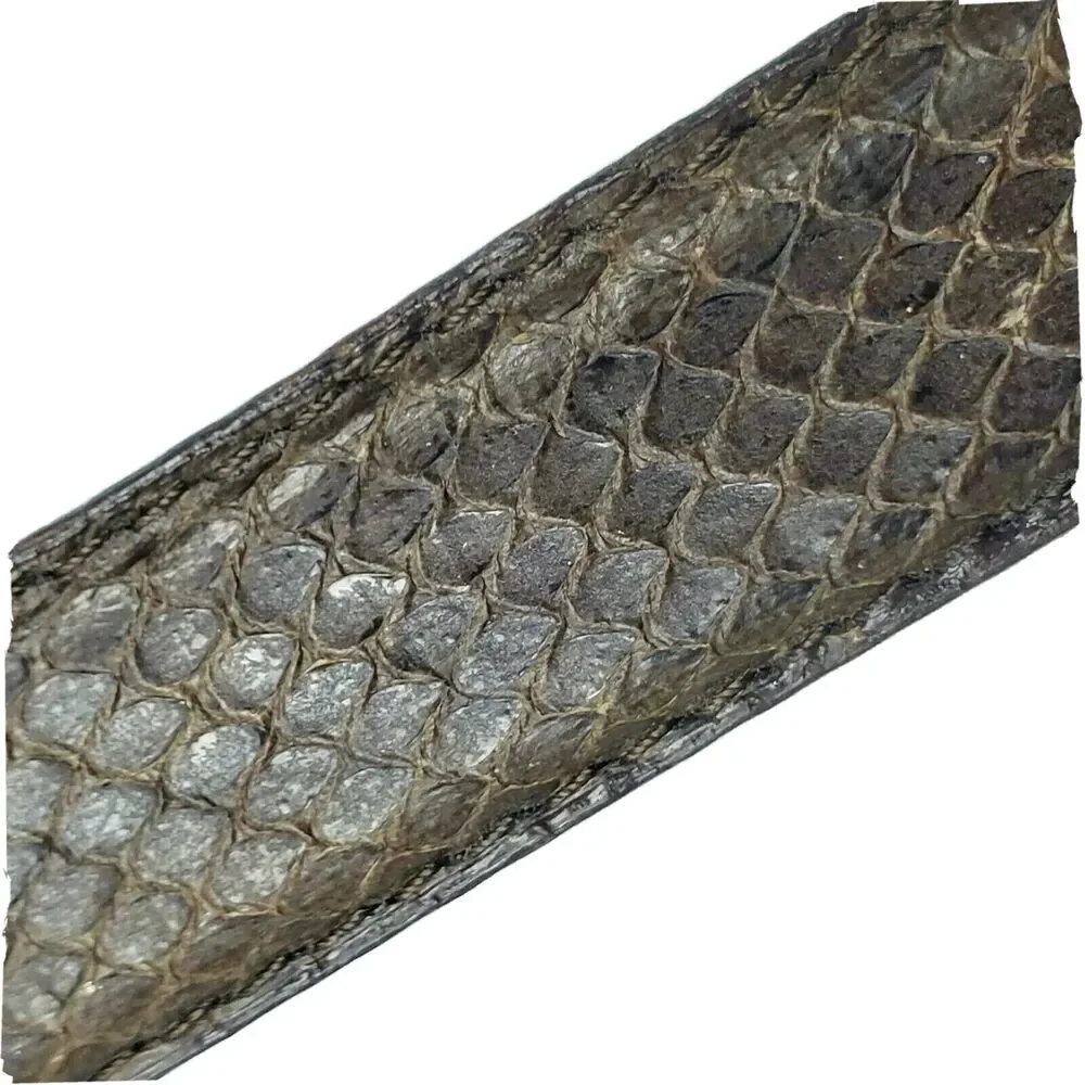 Vintage RITZ Accessory Collection‎ Genuine Snake Skin Dark Brown Women's Large